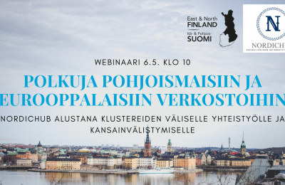 Klustereiden polkuja pohjoismaisiin ja eurooppalaisiin verkostoihin -webinaari 6.5.2021